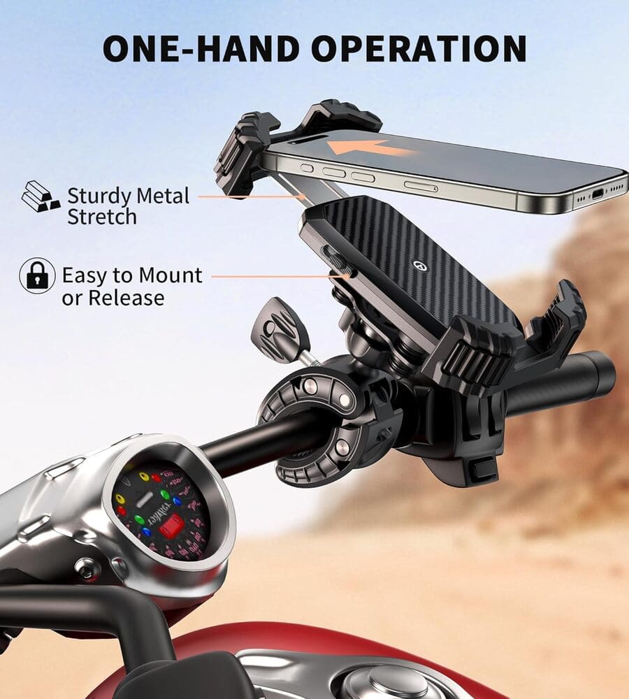 Soporte para móvil para motos en Amazon