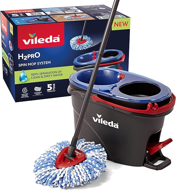 Vileda H2PrO Spin Sistema de mopa de Amazon