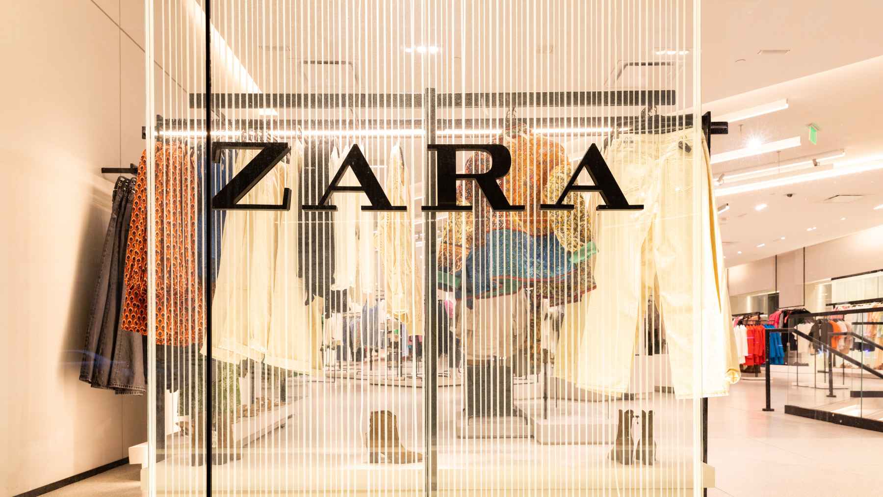 Zara conjunto lino