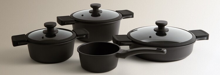 Batería de cocina 4 piezas de aluminio fundido Excellent Pro El Corte Inglés