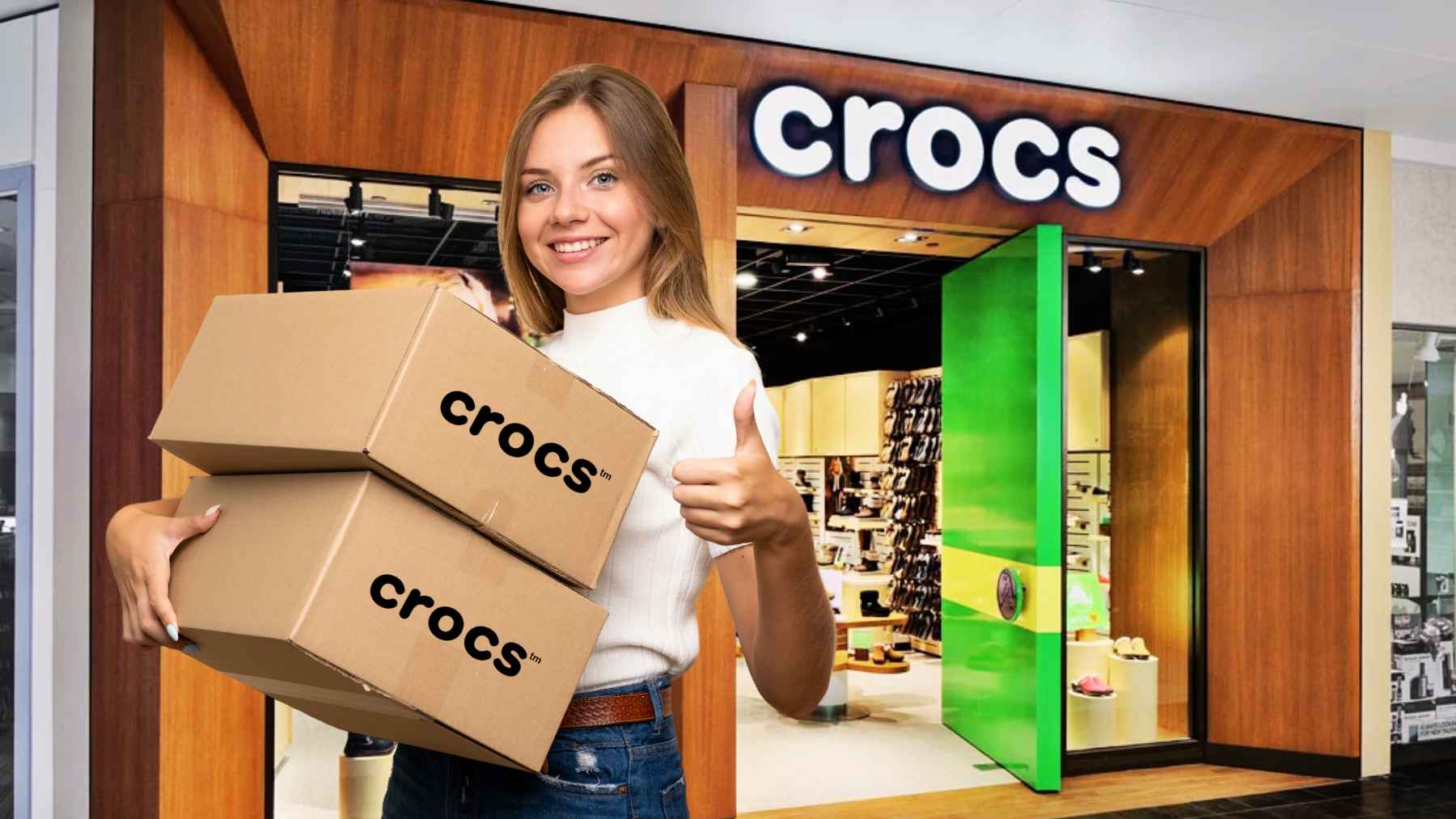 Crocs sandalias cuña
