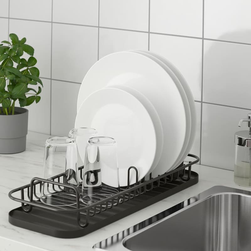 Escurreplatos multifunción de antracita LILLHAVET de IKEA