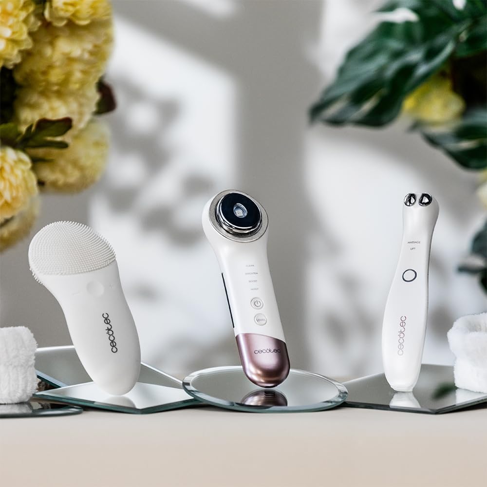 Limpiador Facial Masajeador Fototerapia Facecare Skinroutine de Cecotec